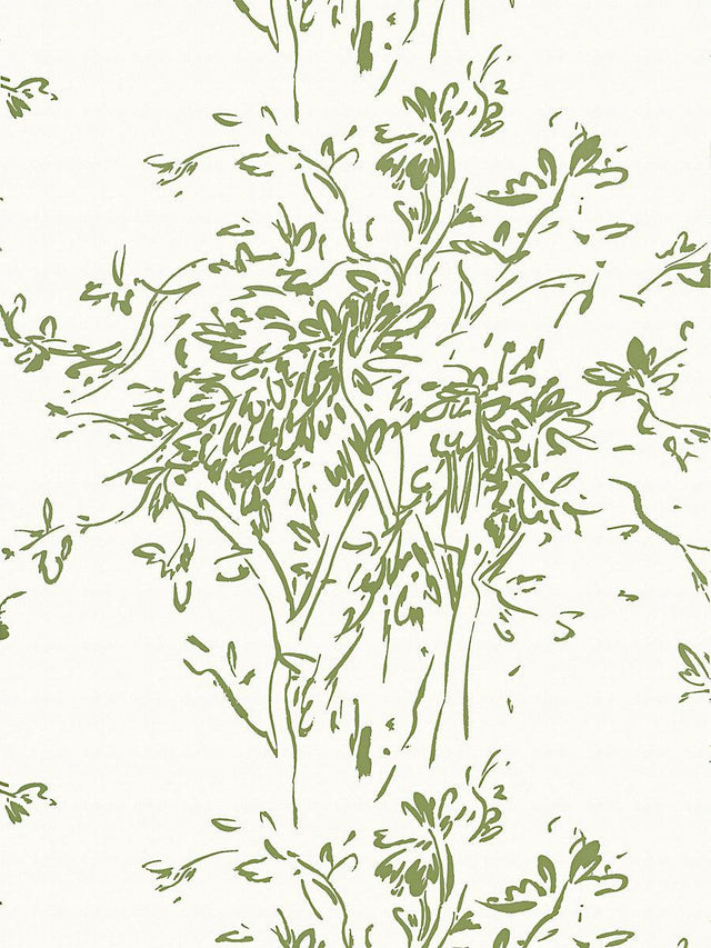Hinson Kurt Olive Wallpaper
