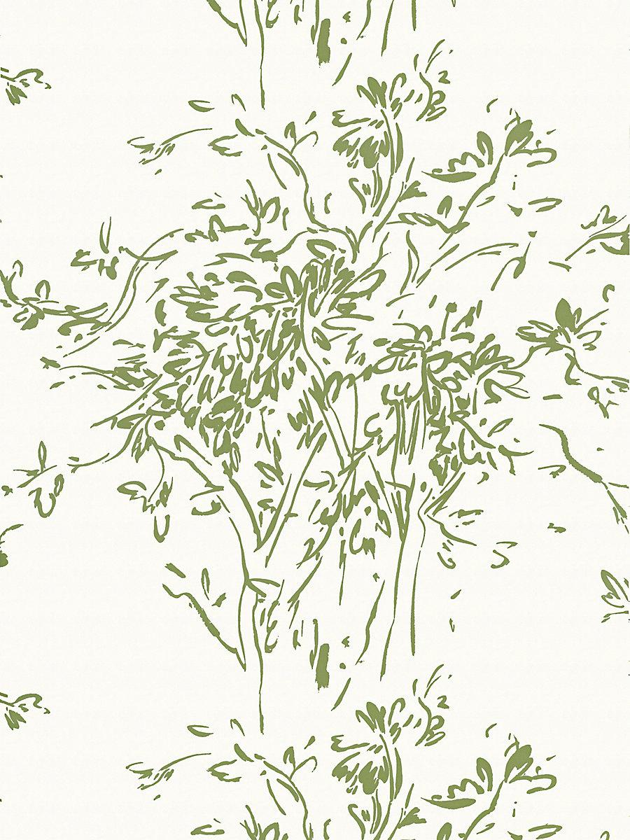 Hinson Kurt Olive Wallpaper