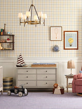 Hinson Ezra Plaid Sun And Sea Wallpaper