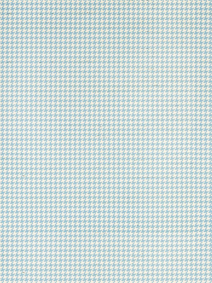Hinson Houndstooth Sisal Sky Wallpaper