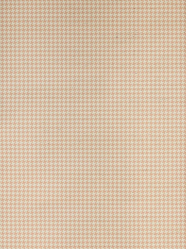 Hinson Houndstooth Sisal Peach Wallpaper