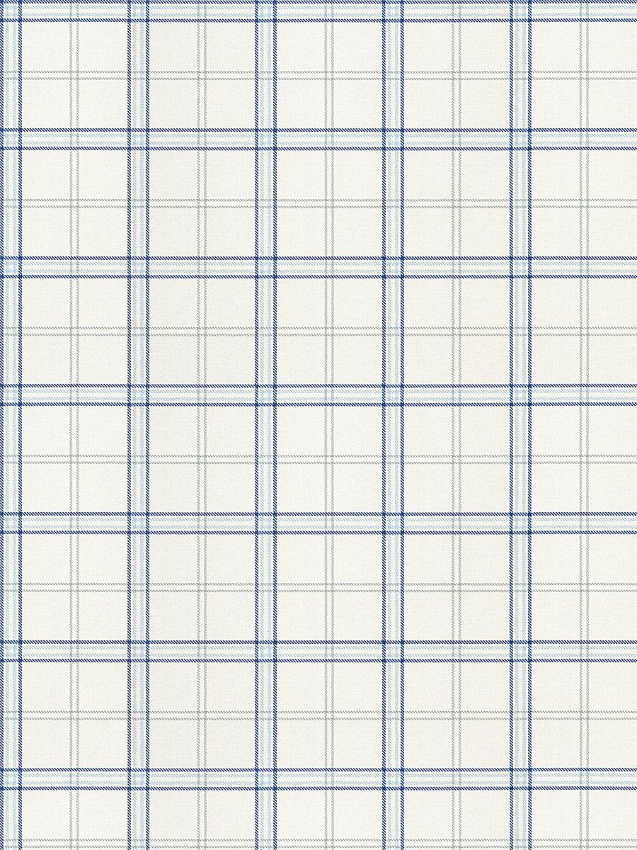 Hinson Ezra Plaid Blue Jay Wallpaper