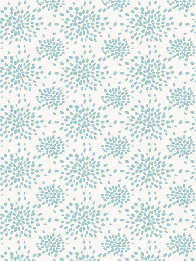 Hinson Fireworks Turquoise Wallpaper