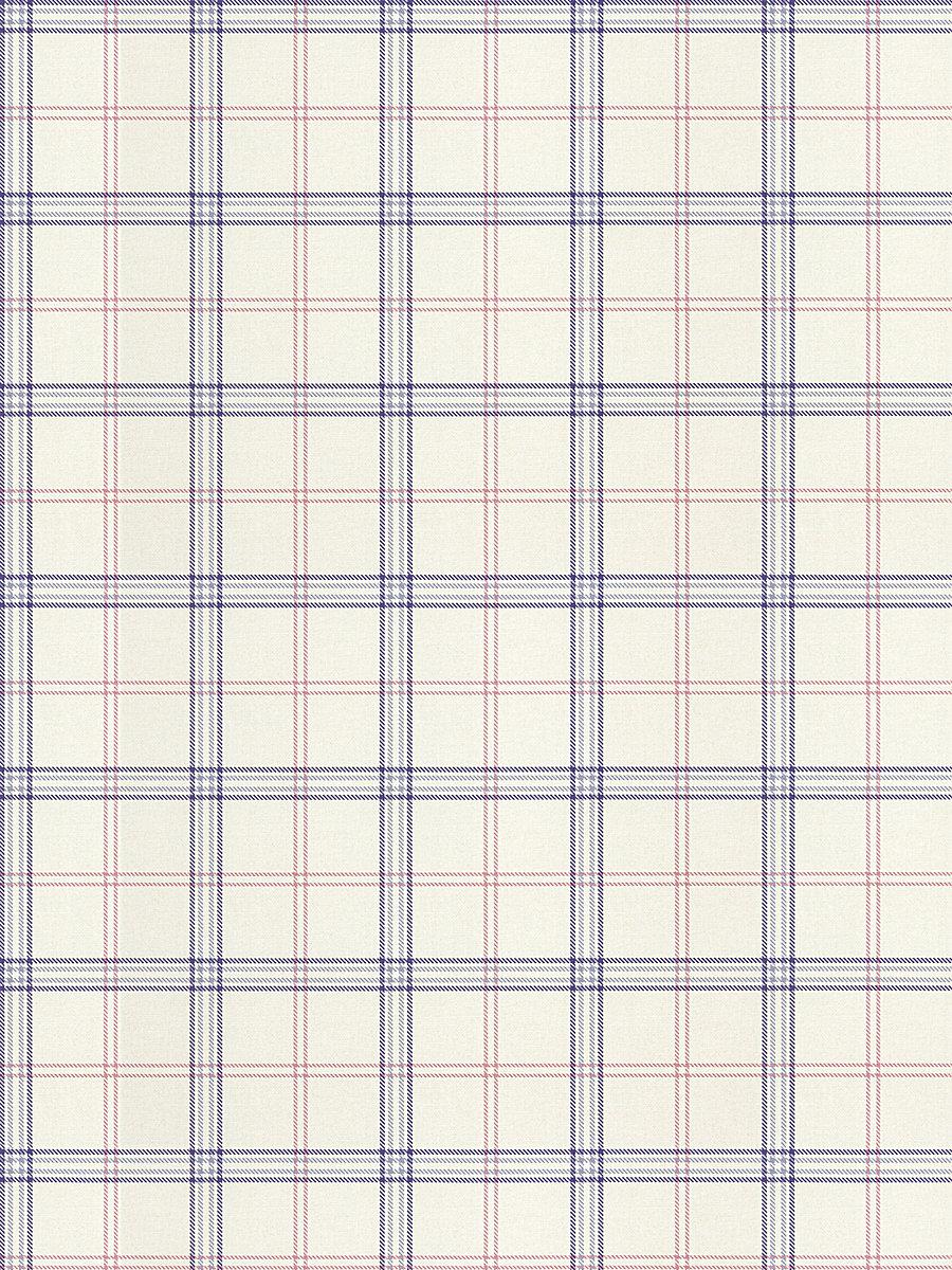 Hinson Ezra Plaid Pansy Wallpaper