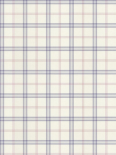 Hinson Ezra Plaid Pansy Wallpaper