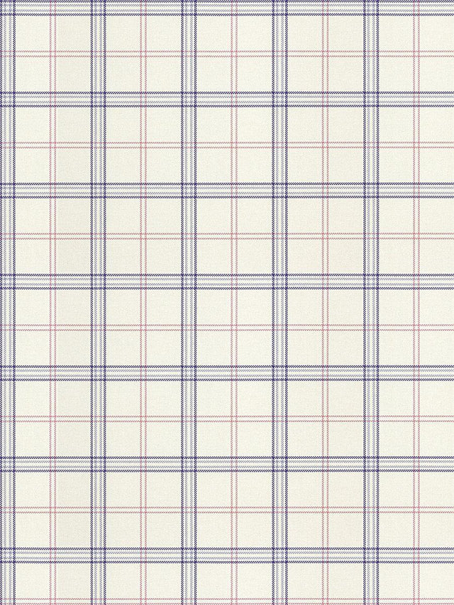 Hinson Ezra Plaid Pansy Wallpaper