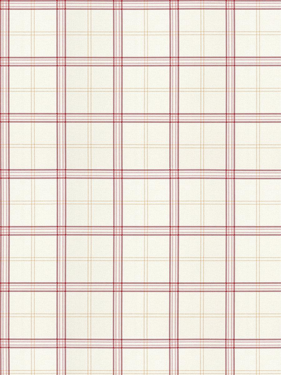 Hinson Ezra Plaid Strawberry Wallpaper