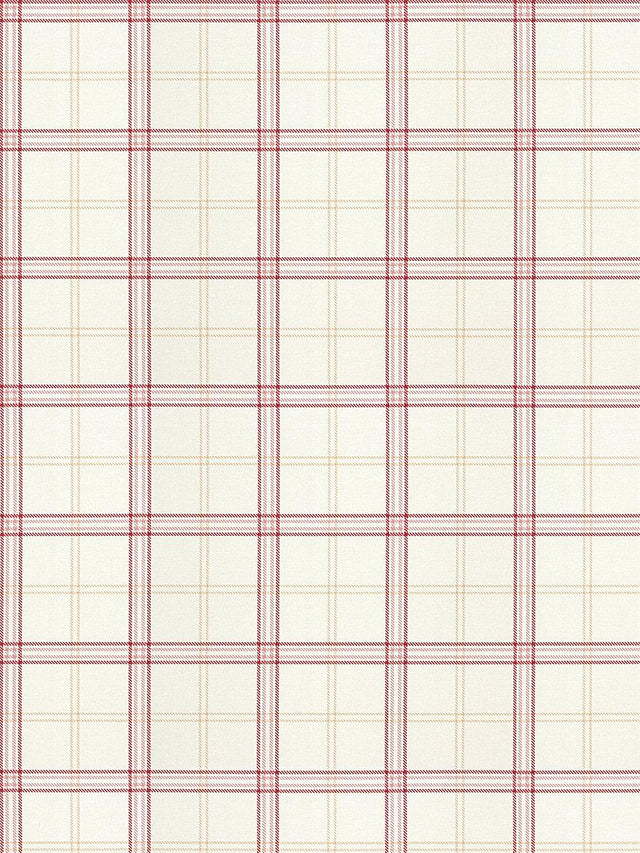 Hinson Ezra Plaid Strawberry Wallpaper