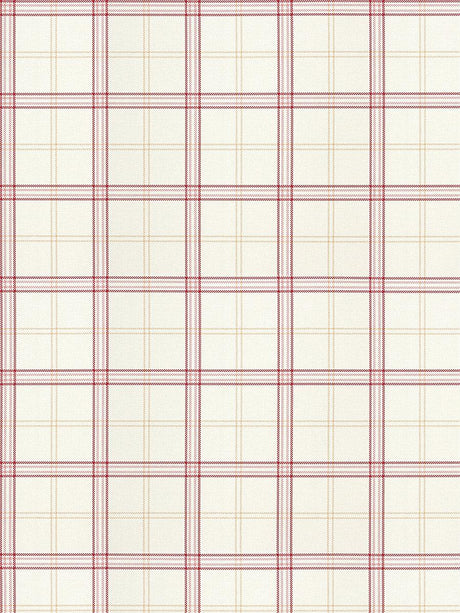 Hinson Ezra Plaid Strawberry Wallpaper
