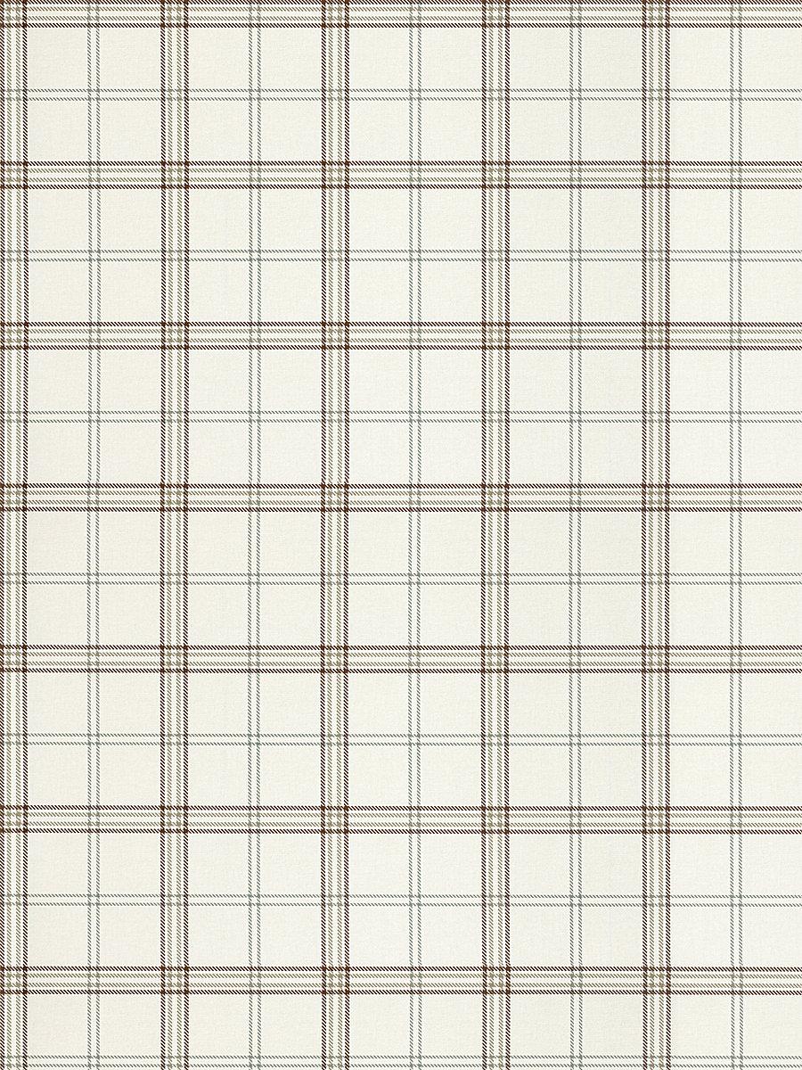 Hinson Ezra Plaid Mocha Wallpaper