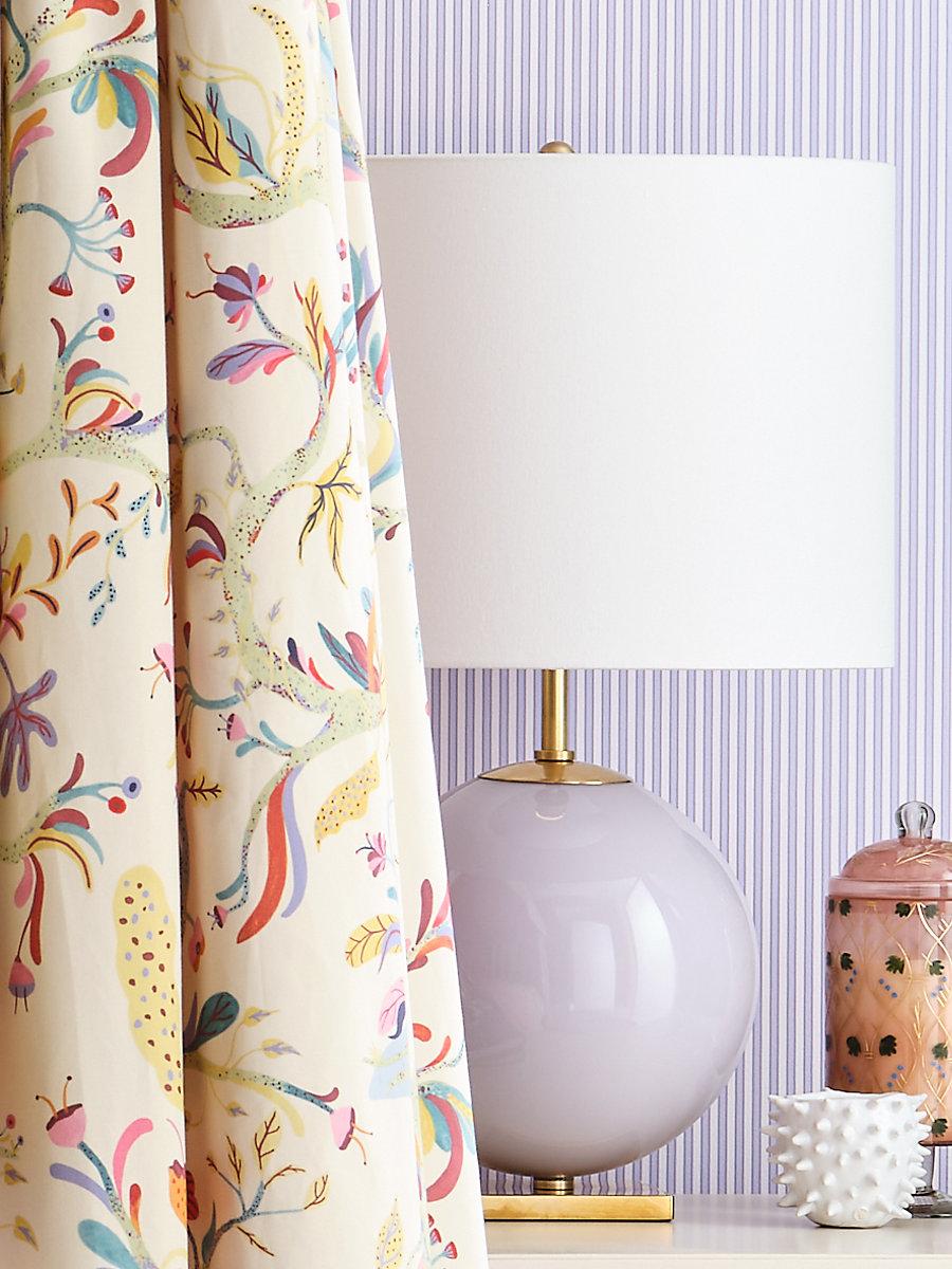 Hinson Wilson Stripe Lavender Wallpaper