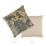 Schumacher Vert 16" x 16" Flemish Tapestry Pillow
