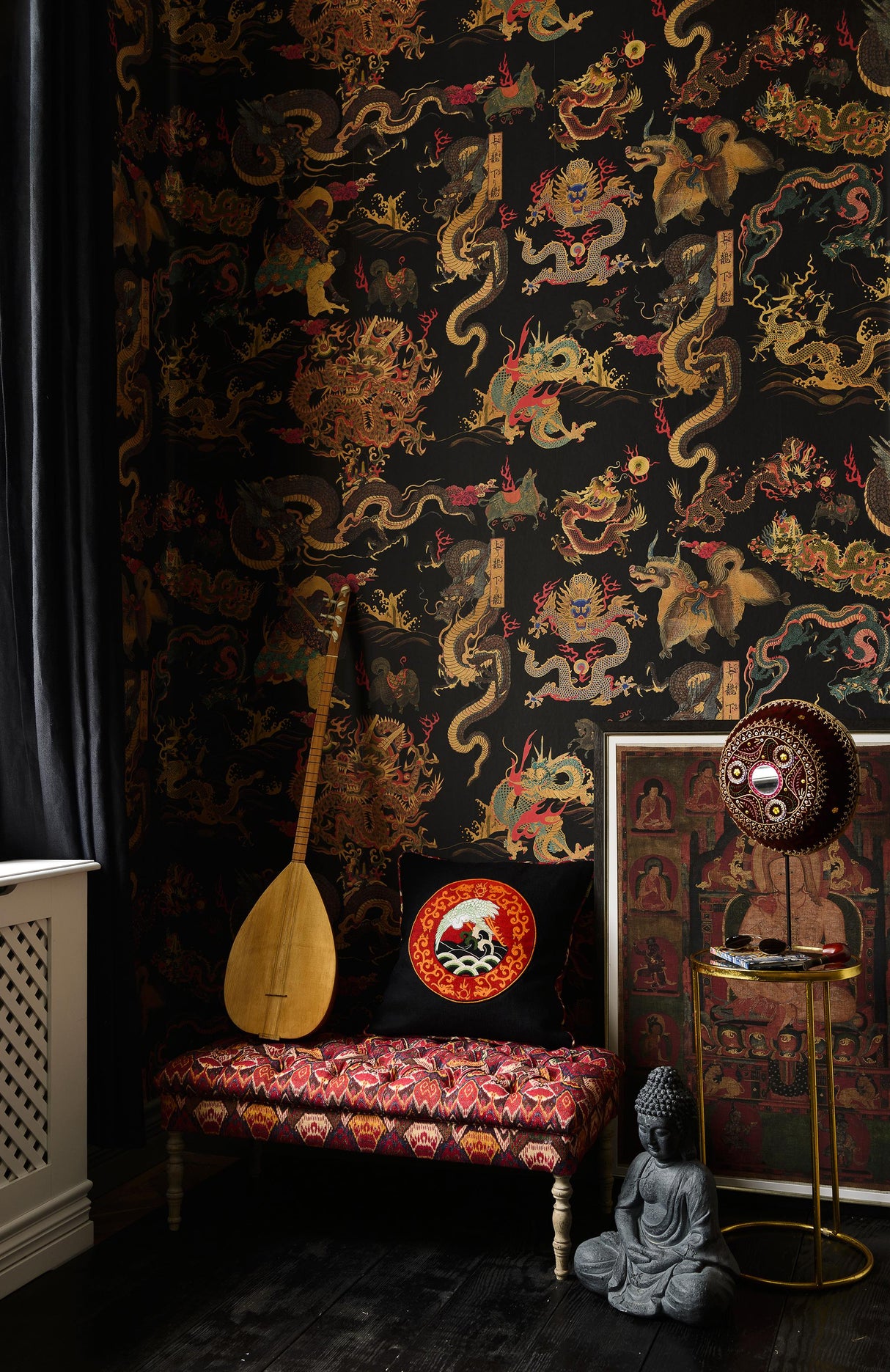 MindTheGap DRAGONS OF TIBET THE GENTLEMEN'S CORNER Wallpaper