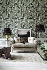 MindTheGap THE ENCHANTED WOODLAND Green TRANSYLVANIAN ROOTS Wallpaper