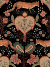 MindTheGap THE VIXEN Anthracite TRANSYLVANIAN ROOTS Wallpaper