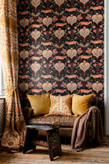 MindTheGap THE VIXEN Anthracite TRANSYLVANIAN ROOTS Wallpaper