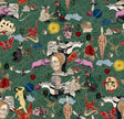 MindTheGap ILLUSIONARY DAYTIME Green WOODSTOCK Wallpaper