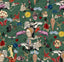 MindTheGap ILLUSIONARY DAYTIME Green WOODSTOCK Wallpaper