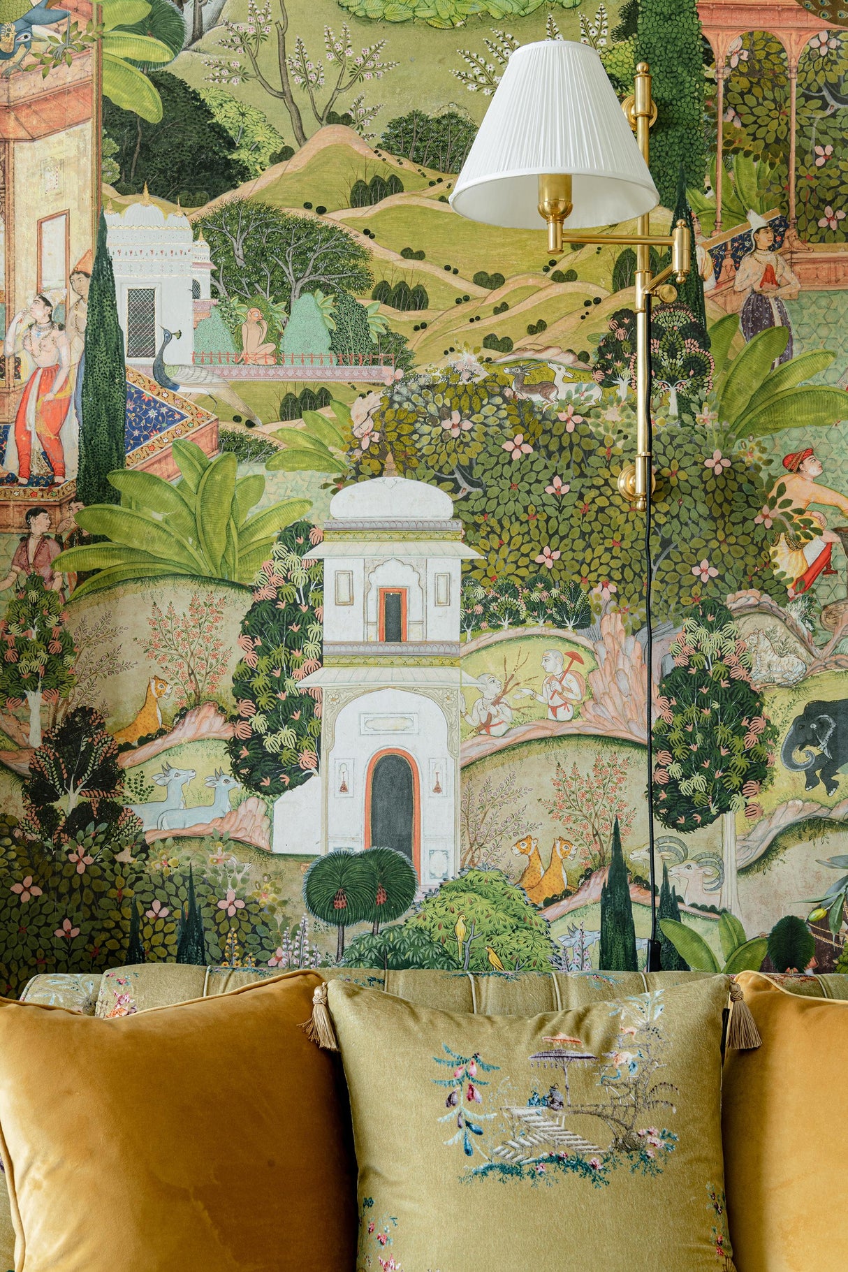 MindTheGap GARDENS OF JAIPUR The Curator's Cabinet Wallpaper
