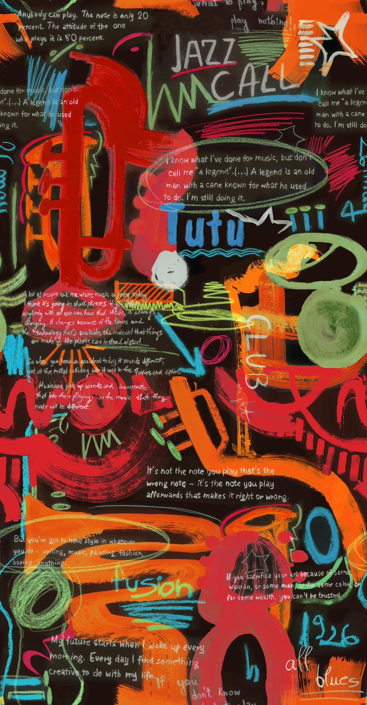 MindTheGap TUTU Anthracite JAZZ LIVE Wallpaper