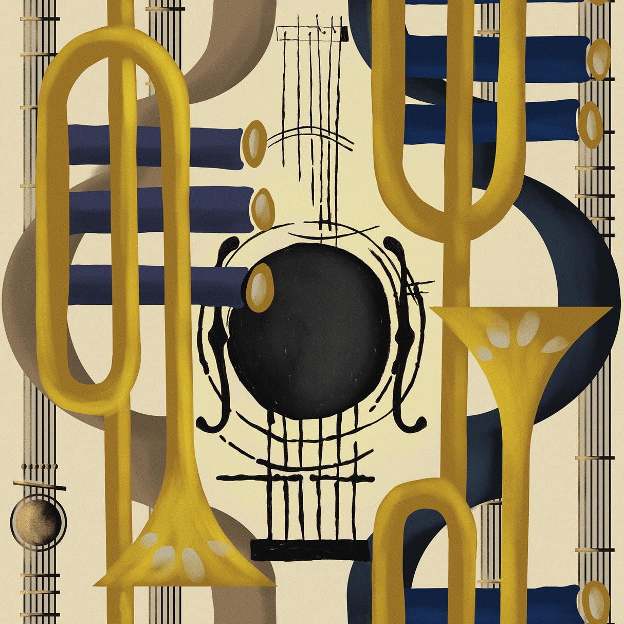 MindTheGap DUET Yellow JAZZ LIVE Wallpaper