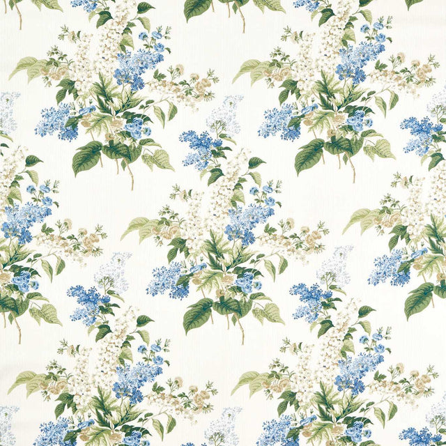Sanderson Delphinium & Lilac Larkspur Blue Fabric