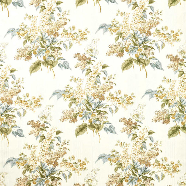 Sanderson Delphinium & Lilac Meadow Moss Fabric