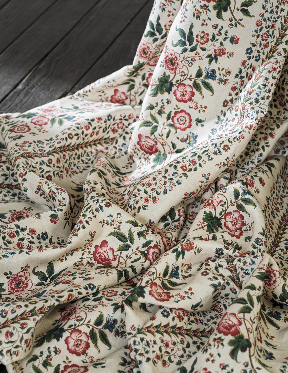 Sanderson Rose Pergola Chintz Fabric
