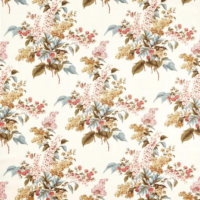 Sanderson Delphinium & Lilac Madder Rose/Sepia Fabric