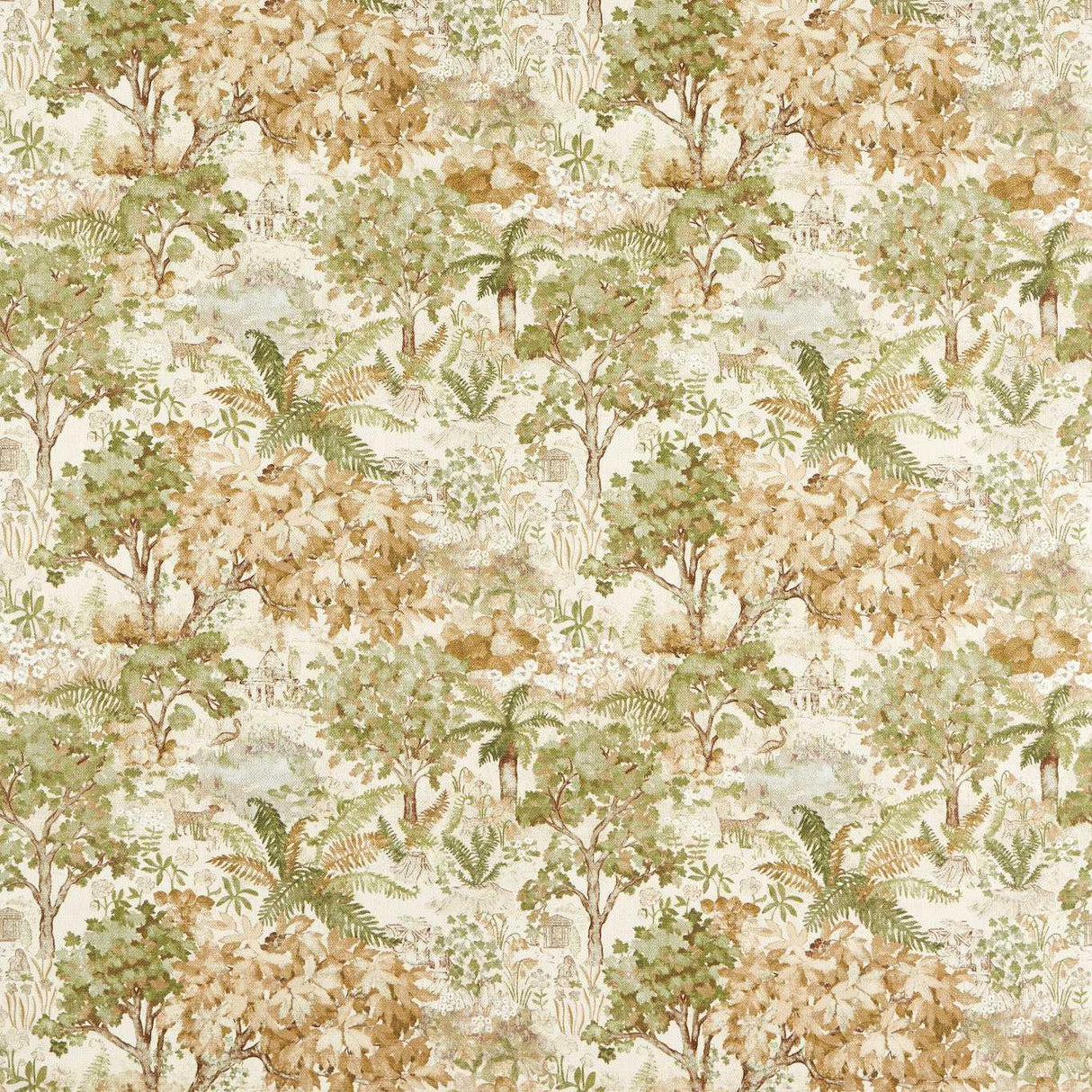 Sanderson The Stumpery Lichen Fabric