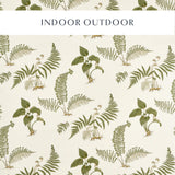 Sanderson Hosta & Fern Olivine Fabric
