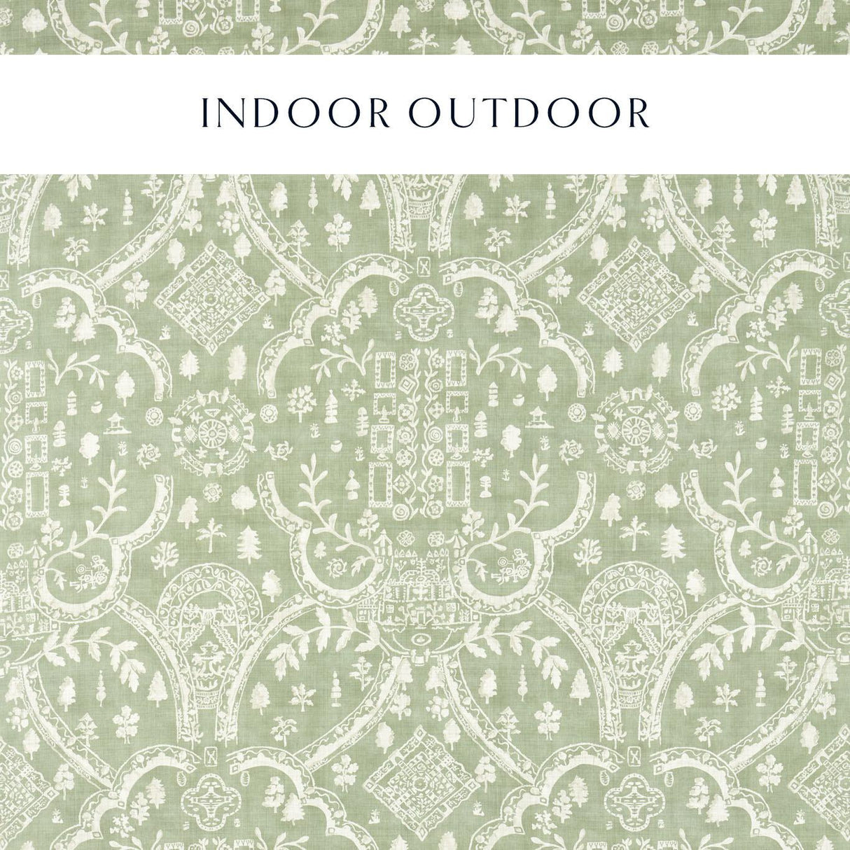 Sanderson Topiary View Thyme Fabric