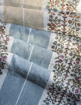Sanderson Pergola Embroidery Mineral Blue Fabric