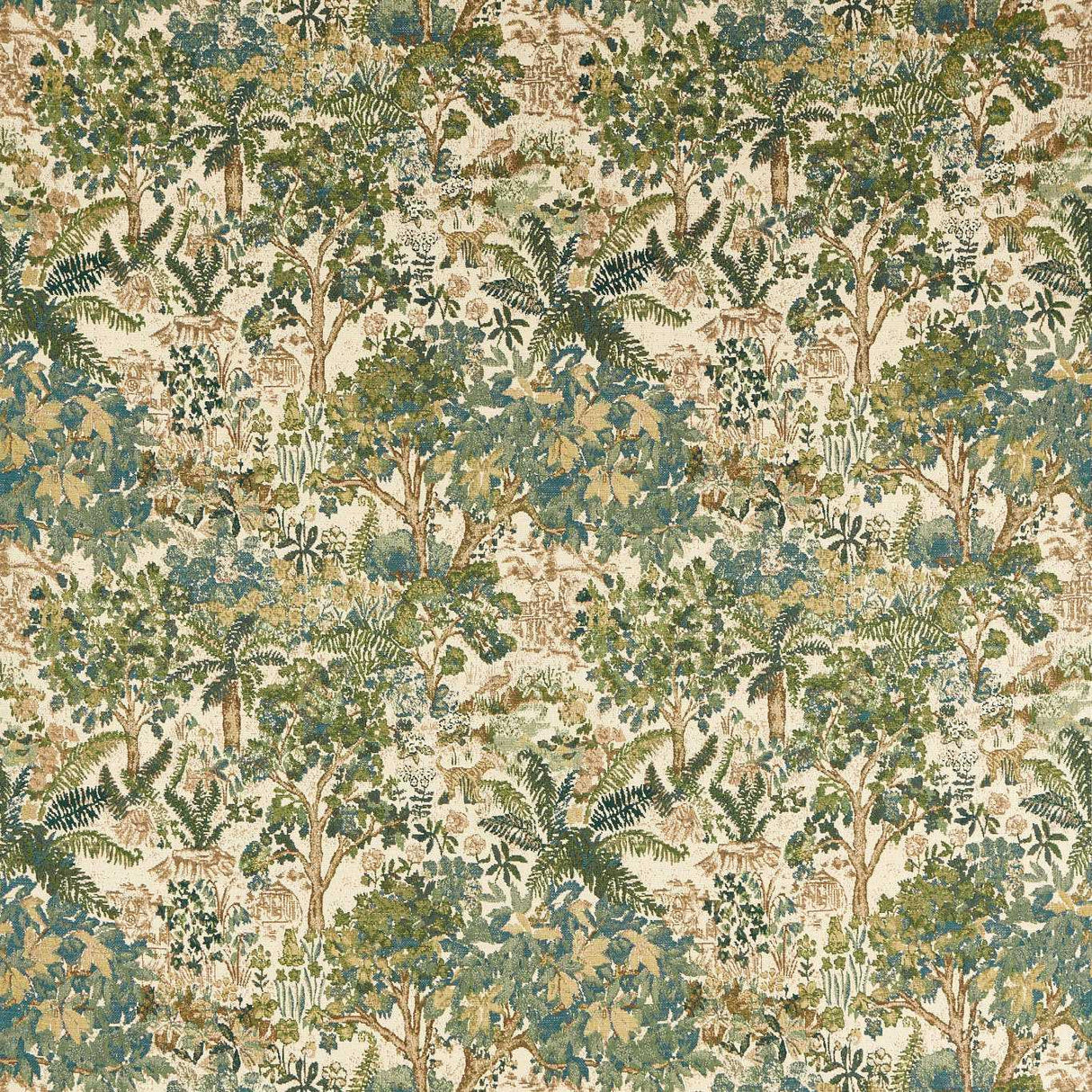 Sanderson Stumpery Tapestry Fern Fabric