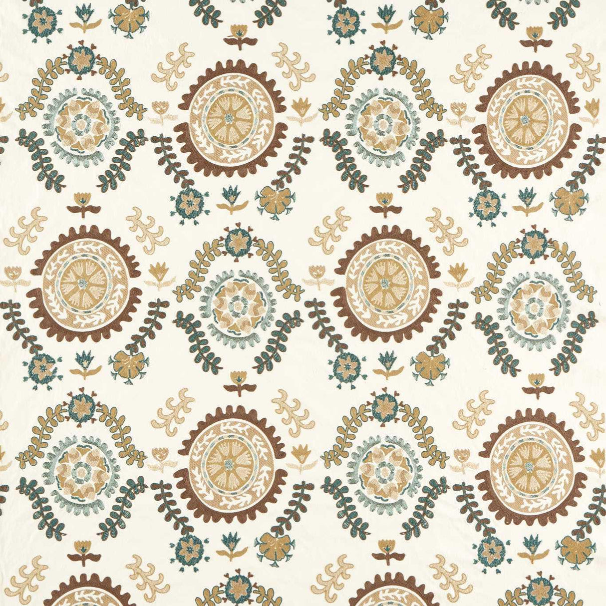Sanderson Annabel`s Suzani Mineral/Gritstone Fabric