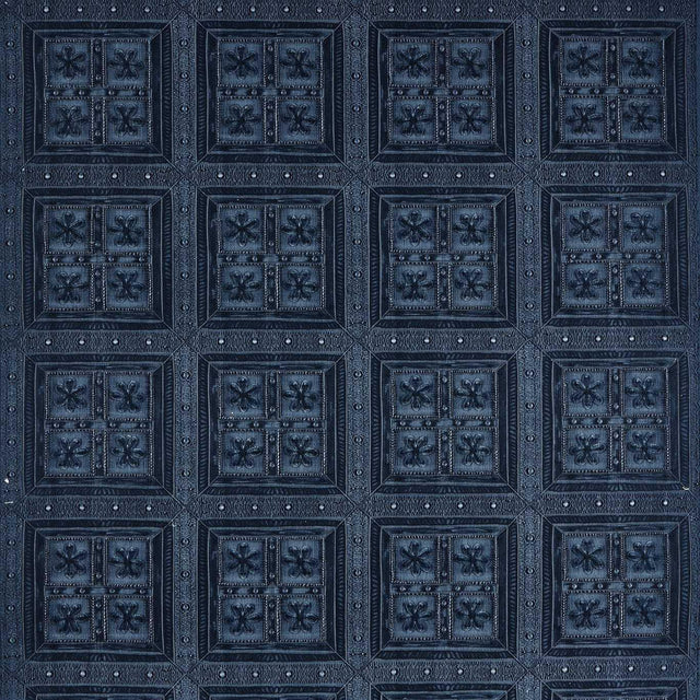 Sanderson Shand Gate Jodhpur Blue Fabric