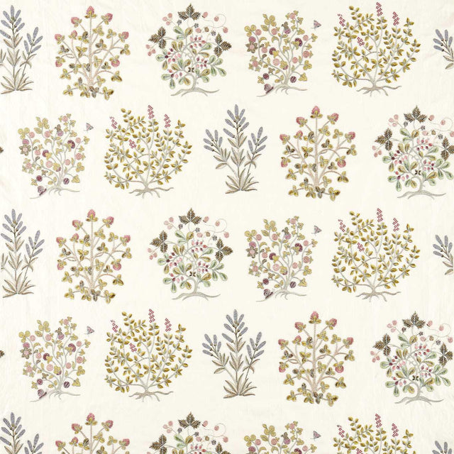 Sanderson Thyme Walk Damson/Quince Fabric