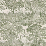 Sanderson Highgrove Toile Yew Green Wallpaper