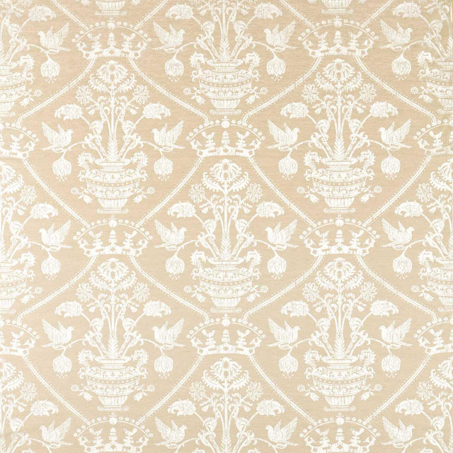 Sanderson Highgrove Damask Gritstone Fabric