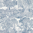 Sanderson Highgrove Toile Tetbury Blue Wallpaper