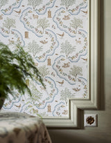 Sanderson Wildflower Meadow Going Green Wallpaper