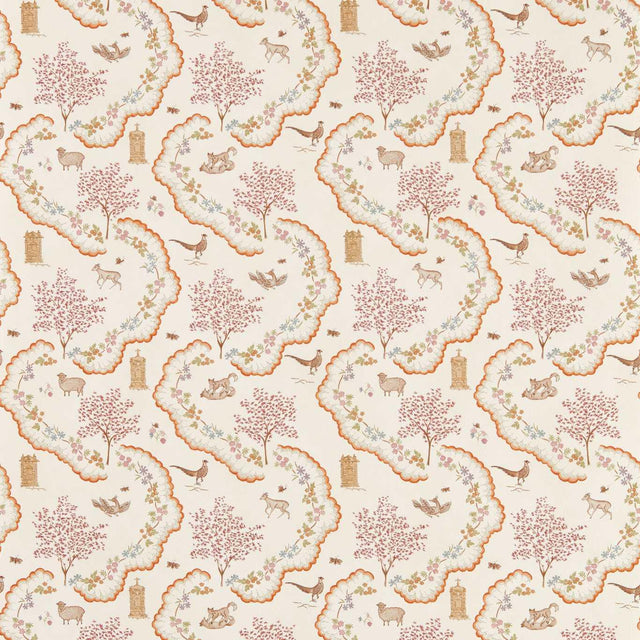 Sanderson Wildflower Meadow Maple Wallpaper