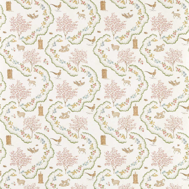 Sanderson Wildflower Meadow Pearl Wallpaper
