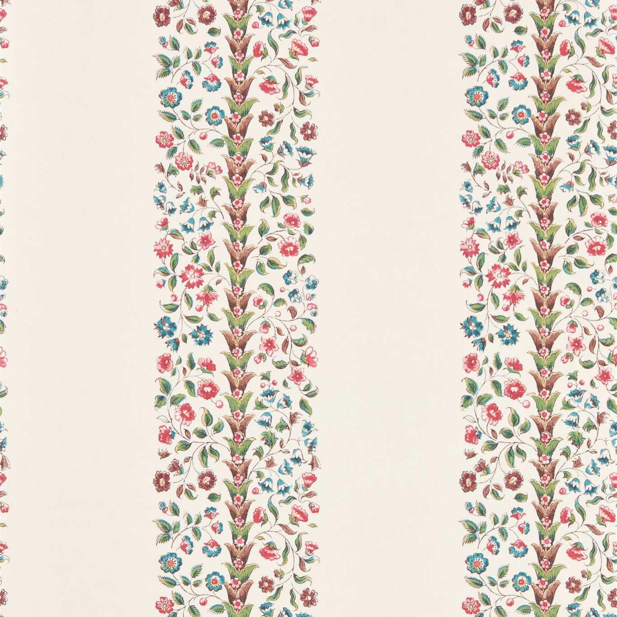 Sanderson Pergola Stripe Rose Chintz Wallpaper