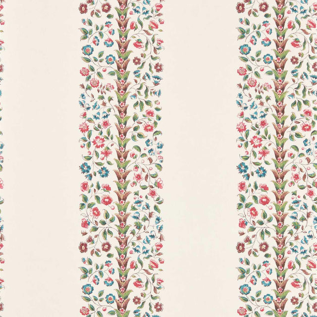 Sanderson Pergola Stripe Rose Chintz Wallpaper