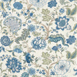 Sanderson Salisbury Tetbury Blue Wallpaper
