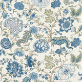 Sanderson Salisbury Tetbury Blue Wallpaper