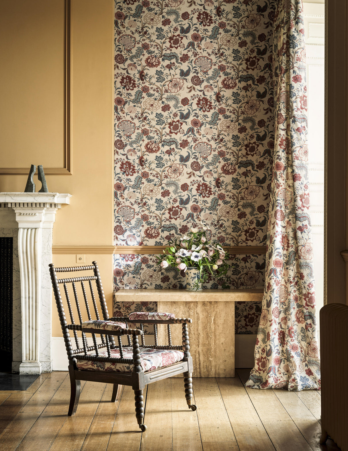 Sanderson Salisbury Madder Rose Wallpaper