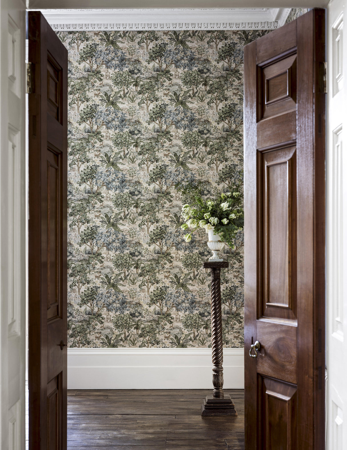 Sanderson The Stumpery Fern Wallpaper