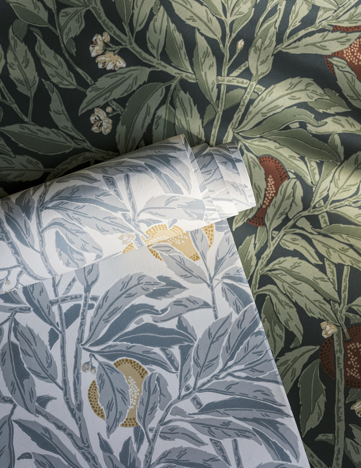 Sanderson Ancient Apple Orchard Wedgwood Wallpaper